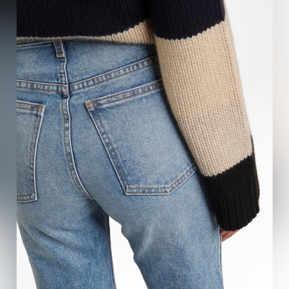 KHAITE Danielle high-rise straight jeans Size 29 - Picture 9 of 12